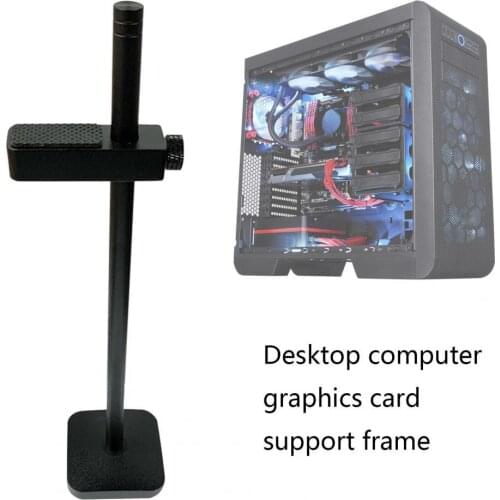 Aluminum Alloy Graphics Video Stand GPU Support Jack Desktop Magnetic Base Adjustable PC Case Video Cards Holder Bracket Cooling