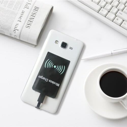 QI Wireless Charging Receiver Micro USB / Type C Adapter Universal QI Wireless Charging Cradle Receiver For iPhone 6 7 6s plus