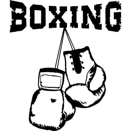 Coolest Fitness Fight Boxing Graphic Car Stickers Bumper Window Accessories Vinyl 11cm*13cm