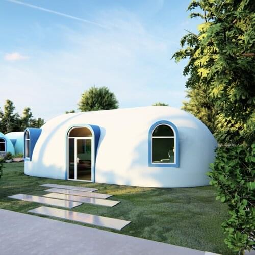 Prefab and graphene dome house and boat Geodesic building prefabricated for vacation（82square meters