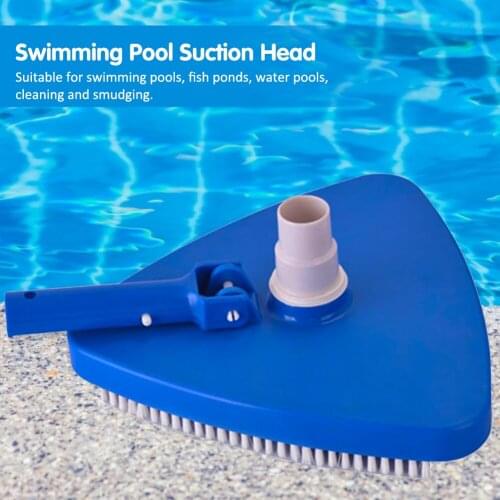 Vacuuming Head Brush Cleaner Triangle Suction Head Tip 360 Degree Rotatable Swimming Pool Outdoor Cleaning Tools Accessories