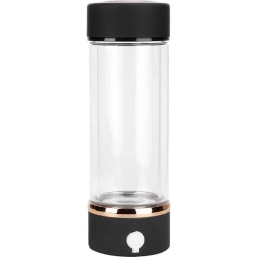 Hydrogen Water Bottle Hydrogen Water Ionizer 380ml Cup USB Charging 700-1000ppm Portable for Home