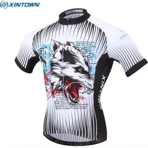 XINTOWN Team Mens Sportswear Cycling Jersey Ropa Ciclismo Bike Bicycle Short Sleeve Cycling Clothing Top