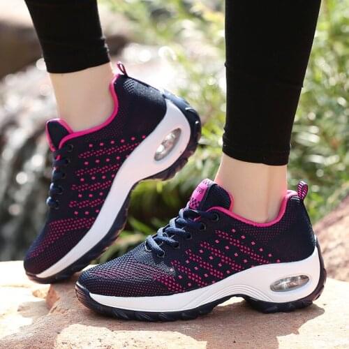 Women Sneakers 2020 Outdoor Breathable Casual Walking Shoes Fashion Sports Women Running Shoes Damping Mixed Color Shoes Woman