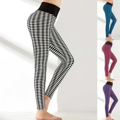 Leggings Fitness Women Yoga Leggings Push Up Gym Fitness High Waist Workout Leggings Fashion Patchwork Print High Waist Pants