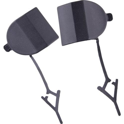 1 Pair Left & Right Car Rear Bumper Tow Hook Eye Cover Cap fit for Porsche Cayenne 2015 2016 2017 PP Material