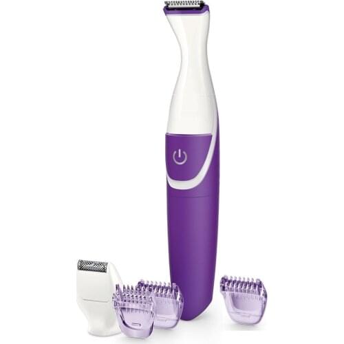 5in1 Perfect Bikini Trimmer kit Precision Facial electric hair trimmer for Women shaver micro epilator face body trim shave