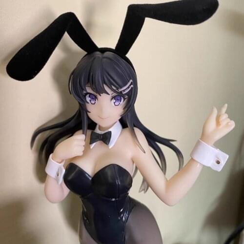 Anime 1/8 scale Seishun Buta Yaro Wa Bunny Gril Senpai No Yume Wo Minai Bunny Girl Version Mai Sakurajima Action PVC Figure Toy