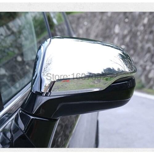 For honda UR-V URV 2017 ABS Chrome Stainless Steel Rear View Rearview Side Mirror Cases Box Stripe Cover Trim