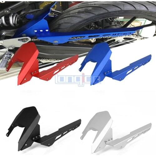 For YAMAHA MT-07 Moto Cage MT07 Tracer FZ-07 FZ07 FZ 07 Rear Wheel Tire Hugger Fender Mudguard with Chain Guard Cover Protector