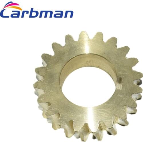 Carbman New Worm Gear Left Hand 717-1425 917-1425 28" 33" for Snow Blower Thrower 800 900 Brass