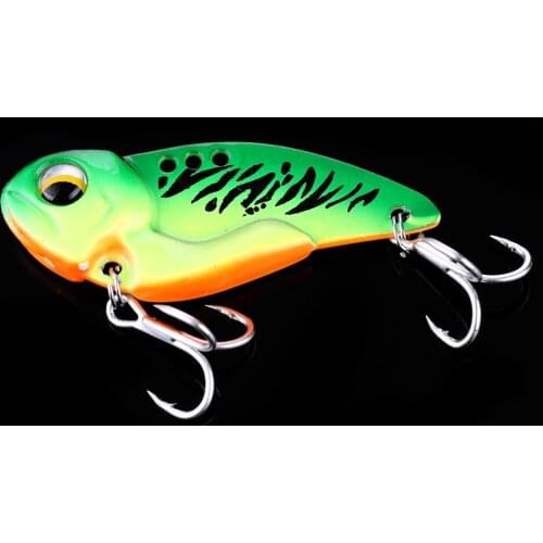 HENGJIA 1PC 3.5cm/7g VIB Hard Metal Lead Fishing Lures Artificial Wobblers Sinking Jig Baits Pesca Fishing Tackles
