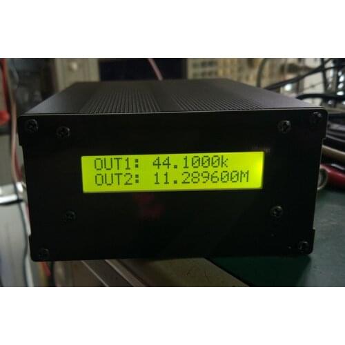 By BG7TBL 10MHz Frequency Standard OCXO Crystal Oscillator Frequency Standard Adjustable 10K-180M Audio Clock Soure + LCD