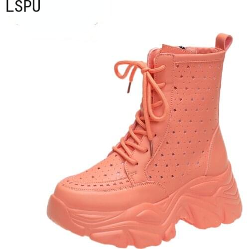 LSPU Women's Wedge Ankle Boots