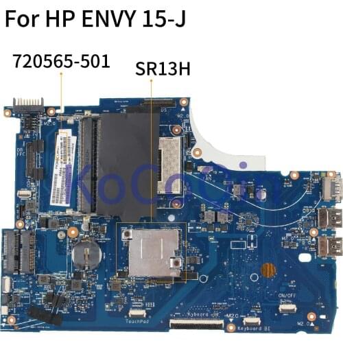 KoCoQin Laptop motherboard For HP ENVY 15-J HM86 Mainboard 720565-001 720565-501 6050A2547701-MB-A02 SR17D