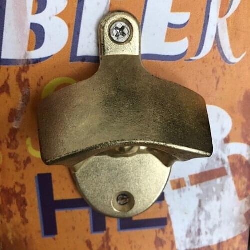 Wall mounted antique beer bottle opener set zinc alloy craft wall kitchen creative kitchen tools WY815