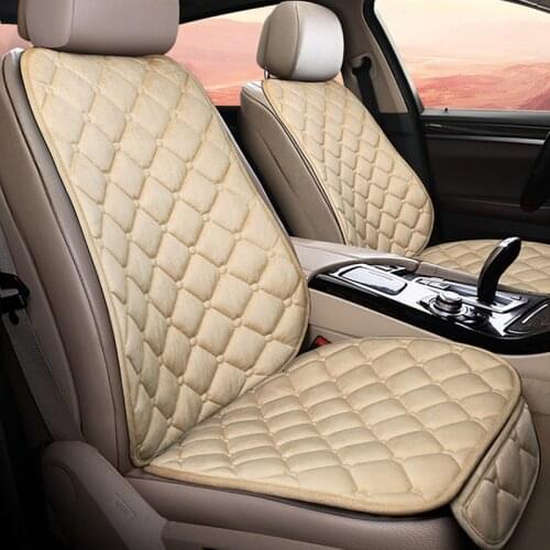 2020 New Winter Universal Car Seat Cover Front Seat Velvet Cushion Mat Pad Non-slip Short Plush Seat Protector Auto accessories