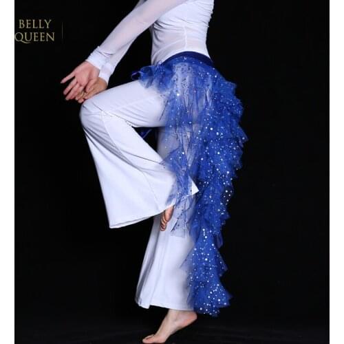 New Style Sexy Belly Dance Costume Hip Scarf Belt Waves Tassel Skirt Belly Dance Costume Women Sequins Shawl Veil Scarf Scarve
