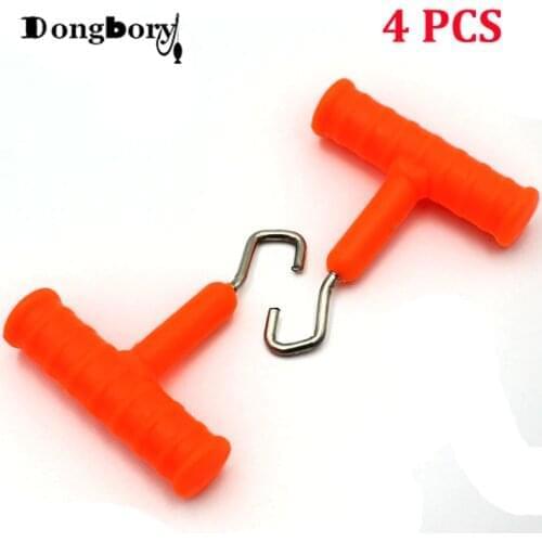 4 pcs Carp Fishing Equipment Knot Pull Tool Knot Puller Rig Puller for Carp Fishing Rig Making Tool Hair Rig Tool Accessories