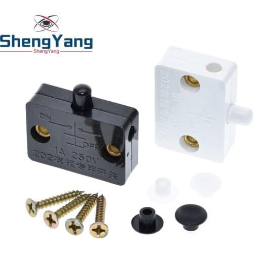 Closet cabinet light switch automatic reset switch household cabinet door control switch Wardrobe light switch