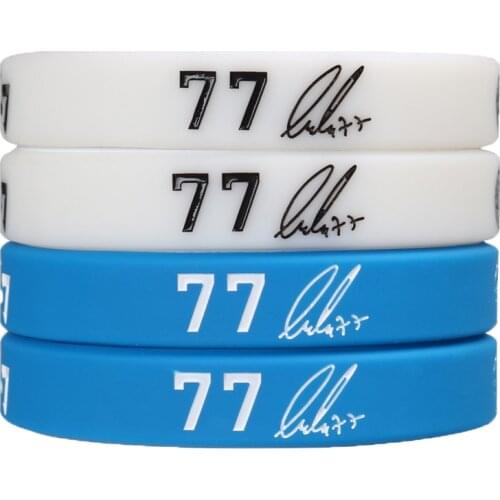 Silicone Wristband Basketball Sports Bracelet Mens Fashion Casual Jewelry