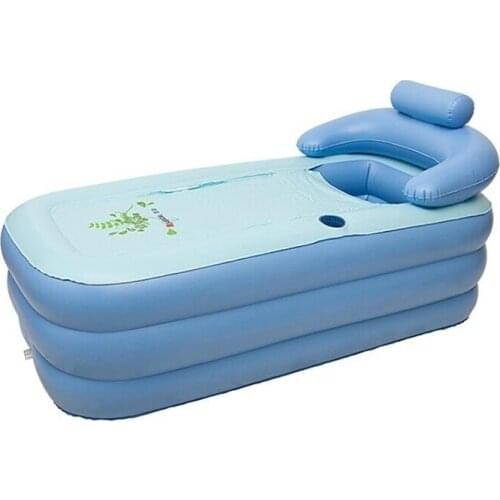 Folding Portable thickening Bathtub Inflatable warm Bath Tub for Spa PVC Inflatable bathtub swimming pool with Electric Pump