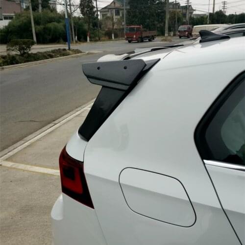 For Volkswagen VW Golf 8 MK8 Spoiler 2020 2021 High Quality ABS Material 5-piece set Car Rear Trunk Wing Accessories Body Kit