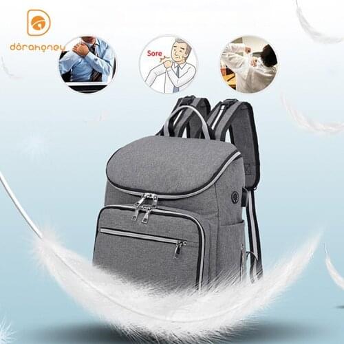 Maternity Diaper Bag USB Multi-function Large Capacity Mommy Bag Baby Stroller Bag Nappy Backpack For Mom Outdoor Baby Nappy Bag