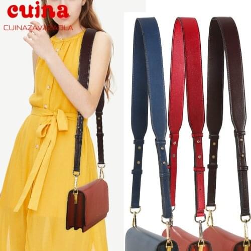 New Fashion Adjustable Long Women Men Lady Pu Leather Bag Strap Belt Replacement Shoulder Crossbody Bag Band Accessories