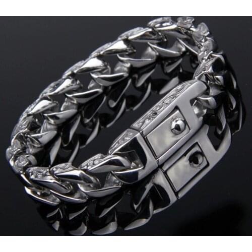 High Quality Metal Retro Bracelet Men Totem Charm Bracelet Men Fashion Jewelry