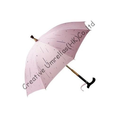 Self-defense crutch umbrellas,old mans unbreakable umbrellas,walking stick,detachable brass shaft,100%Formosa taffeta,muti-use