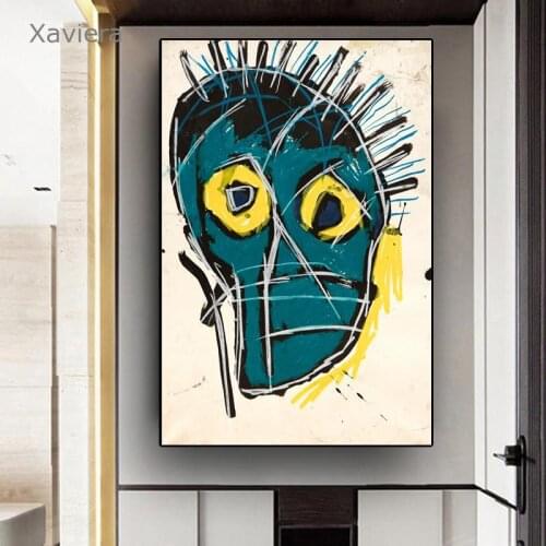 Abstract Weird Face Canvas Painting Cartoon Surrealism Wall Art Poster Home Decoration Bedroom Modular Picture Frameless Mural
