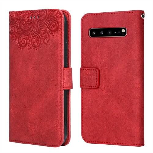 Flower Embossing Case For Samsung Galaxy S10 5G G977 SM-G977 6.7''Wallet Flip Leather Case for Samsung S10 5G Cover