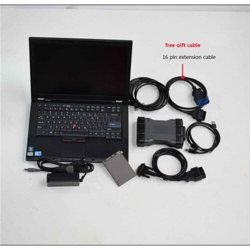 C6 with T410 i5 cpu laptop auto car truck diagnostic scanner tool MB star C6 x-ntry software MB C6 Multiplexer full set to use