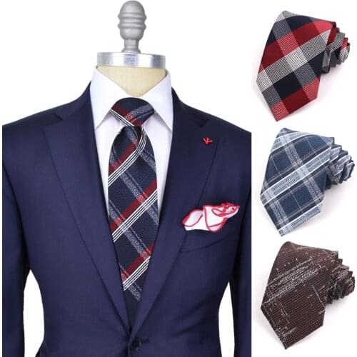 Plaid Neck Ties For Men Women Casual Suits Groom Tie Gravatas Flower Mens Neckties For Party Wedding Cotton Floral Men Ties