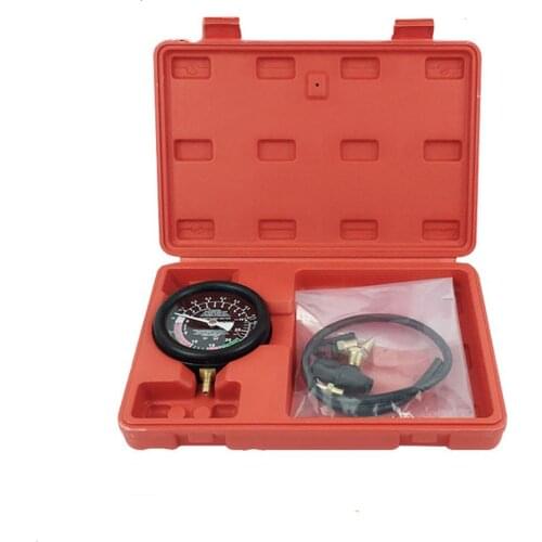 Compression Gauge High Precision Car Engine Vacuum Pressure Gauge Meter For Fuel System Vacuum System Sealing Leak Check Tool