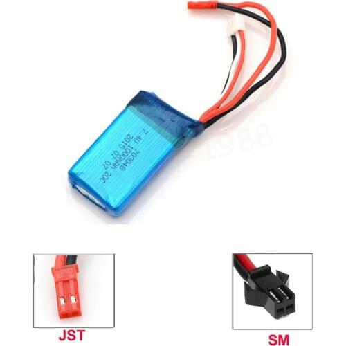 1pcs 7.4V 1000mAh Lipo battery 20C for WLtoys V912 / WLtoys V262 / WLtoys V353 battery WLtoys V333 battery