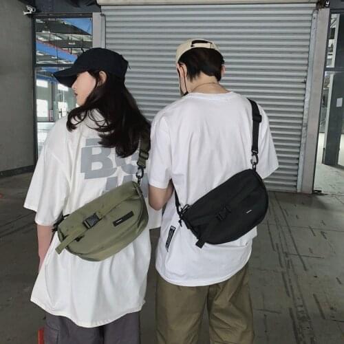 Men casual chest bag Nylon waterproof shoulder Messenger chest bags Small Sling Bags man Shoulder Crossbody Bag Back Pack