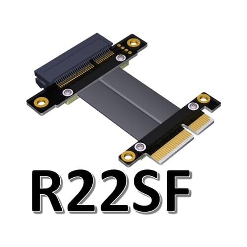 PCI-E x4 extension cord extension extension 4x PCIe3.0 custom extension Full speed stable ADT