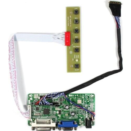 DVI+VGA LCD Controller Board For 15.6" LP156WF1 B156HW02 B156HW01 1920x1080 LCD Panel