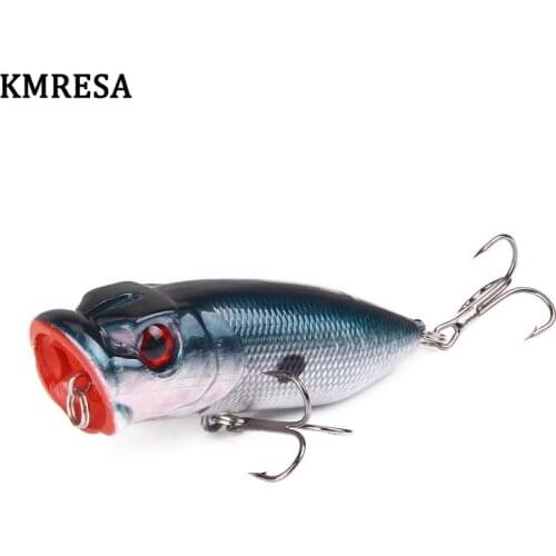 1pcs 6.5cm 11.8g Popper Fishing minnow fishing lure Crankbait Wobbler Tackle Isca poper Floating Top Water pike lures