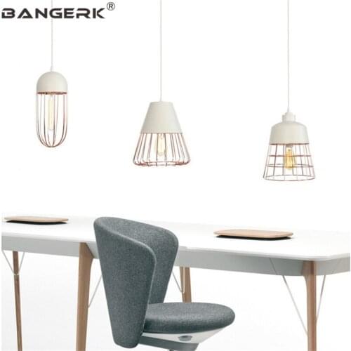 Simple Retro Design Led Pendant Light Vintage Industrial Decor Luminaire Pendant Lamp Dining Room Hanging Lamps Home Lighting