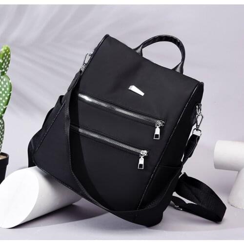 Women Backpack Pure Color Teenager School Bag Female Shoulder Bag Bagpack 2021 New Trend Female Backpack Fashion High-capacity