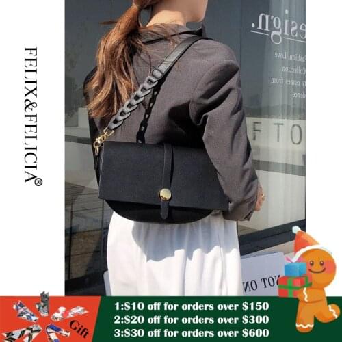 FELIX&FELICIA Factory Brand Shoulder Bag For Women 2021 New Fashion Genuine Leather Designer Luxury Handbag Ladies Crossbody Bag