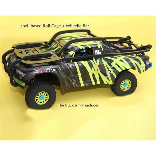 Protective Nylon Shell Based Roll Cage & Wheelie Bar for 1/7 ARRMA MOJAVE RC Monster Truck Accessories