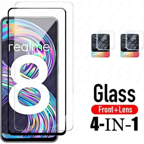 For Realme 8 Pro Glass Screen Protector Tempered Glass for Realme 8 7 6 Pro X7 X3 C3 X50 C21 C15 C12 X50 XT X2 7i Glass Realme 5