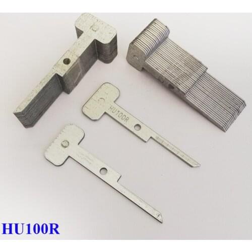 10pcs HU100R TOY2 DAT17 HY20R HU66 HU92 TOY40 Engraved Line blank car key scale shearing teeth for lishi 2in1 locksmith tools