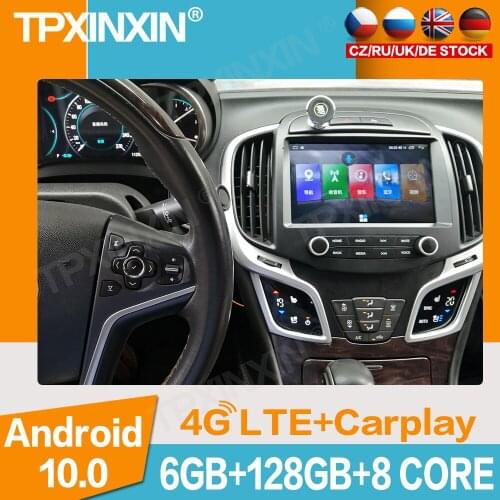 6+128G ROM For Buick Regal Vauxhall /Opel Insignia 2012-2015 Android Multimedia Car Radio GPS Navigation Stereo Headunit Player