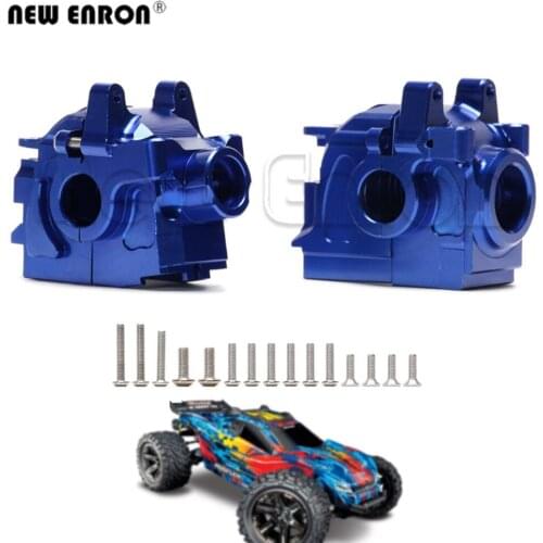 #6880 #6881 Aluminum Front Rear Gearbox Differential Housings for RC Car Part Traxxas 1/10 Hoss Rustler Slash Stampede XO-1 4X4