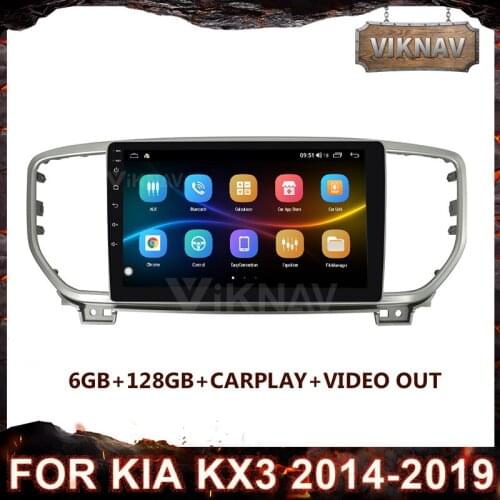 Android 10.0 Car radio GPS Navigation For KIA KX3 2014-2019 Multimedia Player 2Din DVD Video Tape Recorder HD Screen
